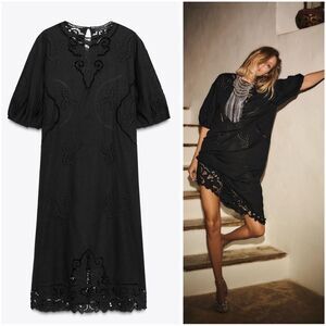 Zara | Dresses | Zara Faux Leather Dress | Poshmark